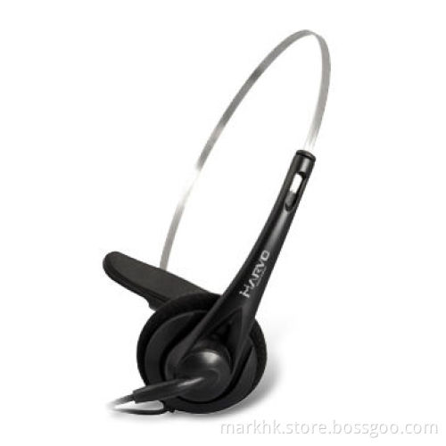 Computer Stereo Headphones with 100mW Input Power and 32 Ohms Impedance